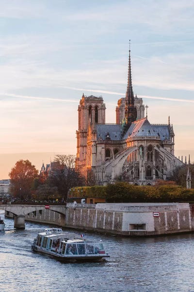 Notre Dame Cathedral: Notre Dame And River Seine by Matteo Colombo