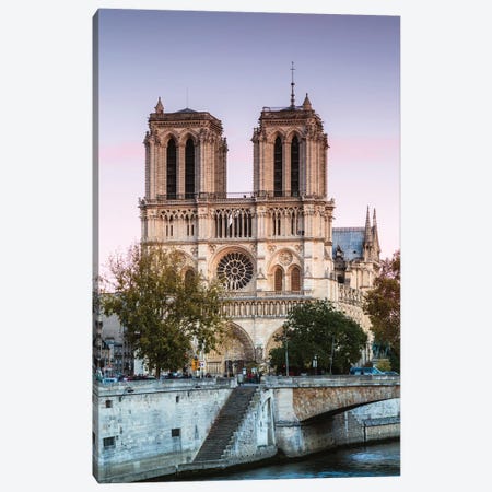 Notre Dame Sunset I Canvas Print #TEO729} by Matteo Colombo Canvas Art Print