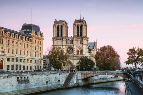 Paris Photography: Notre Dame Sunset II by Matteo Colombo