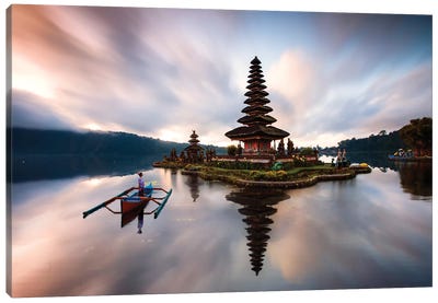 Famous Temple In Bali Canvas Art Print - Indonesia Art