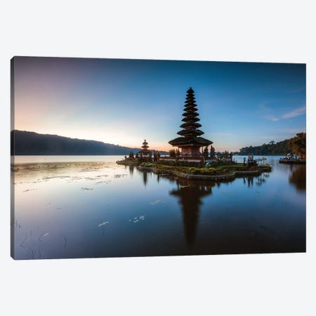 Sunset At The Temple, Bali Canvas Print #TEO741} by Matteo Colombo Canvas Art Print