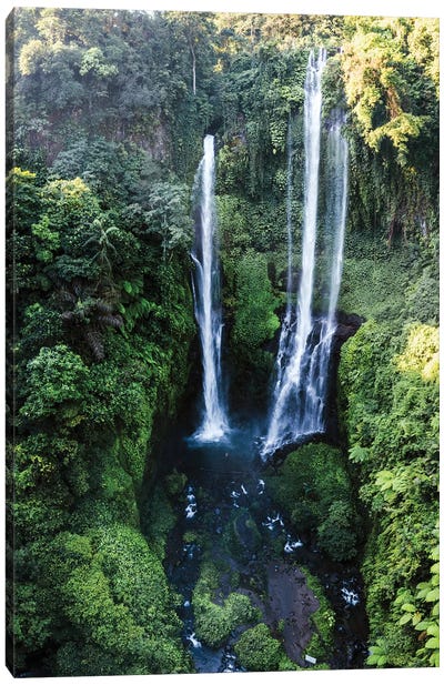 Bali Waterfall I Canvas Art Print - Indonesia Art