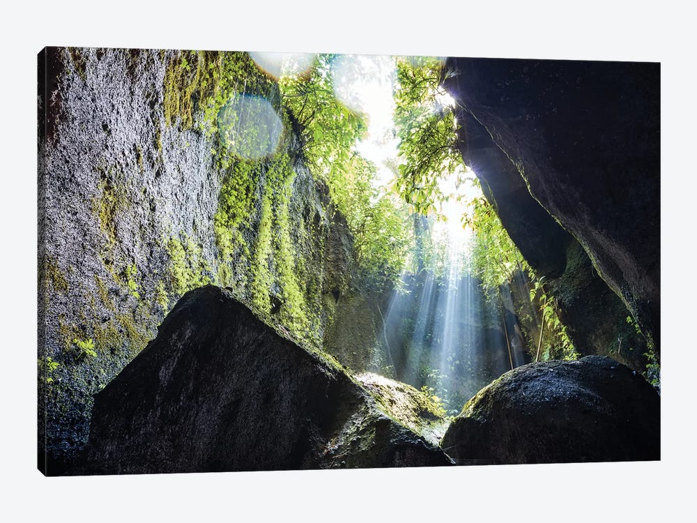 Light In The Jungle, Bali by Matteo Colombo 1-piece Canvas Artwork