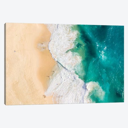 Beach And Waves I Canvas Print #TEO757} by Matteo Colombo Canvas Print