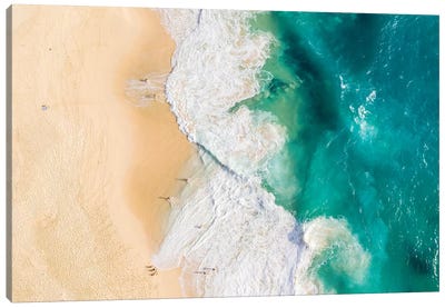 Beach And Waves I Canvas Art Print - Indonesia Art