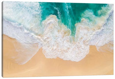 Beach And Waves II Canvas Art Print - Indonesia Art