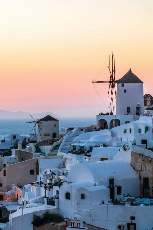 Sunset In Santorini