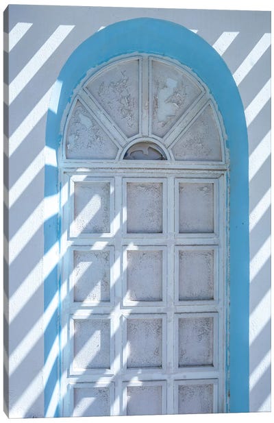 Ornate Door, Greece Canvas Art Print - Adventure Seeker