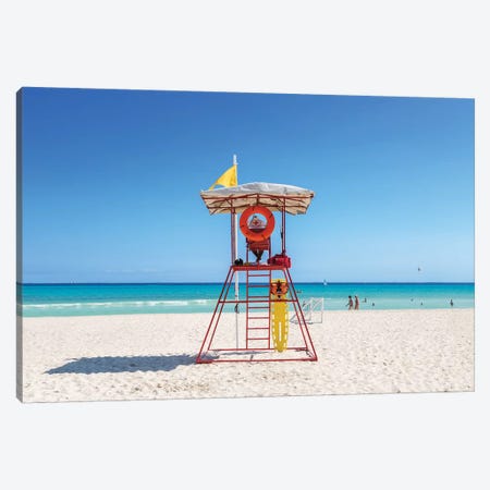 Lifeguard Post, Mexico Canvas Print #TEO773} by Matteo Colombo Canvas Wall Art