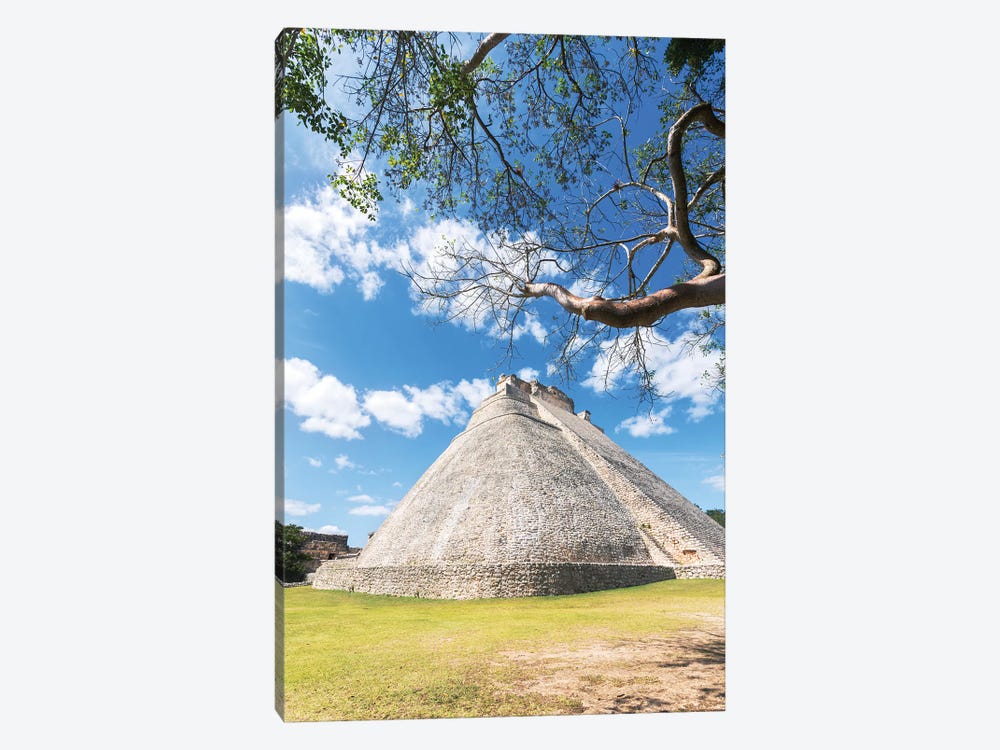 Pyramid of the magician, Uxmal, Mexico by Matteo Colombo 1-piece Canvas Artwork