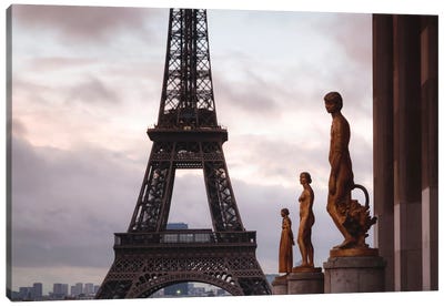 Second Level, Eiffel Tower, Paris, Ile-de-France, France Canvas Art Print - The Eiffel Tower