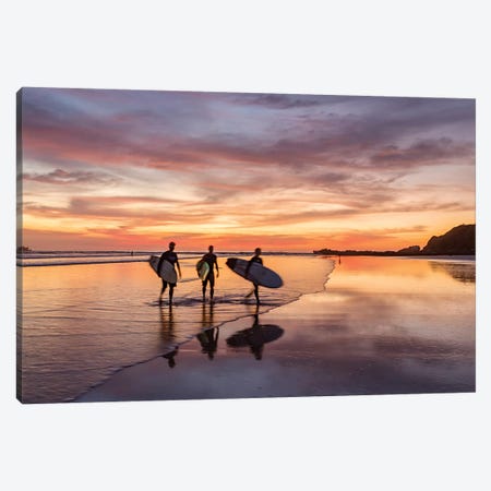 End Of The Surfing Day Canvas Print #TEO783} by Matteo Colombo Art Print