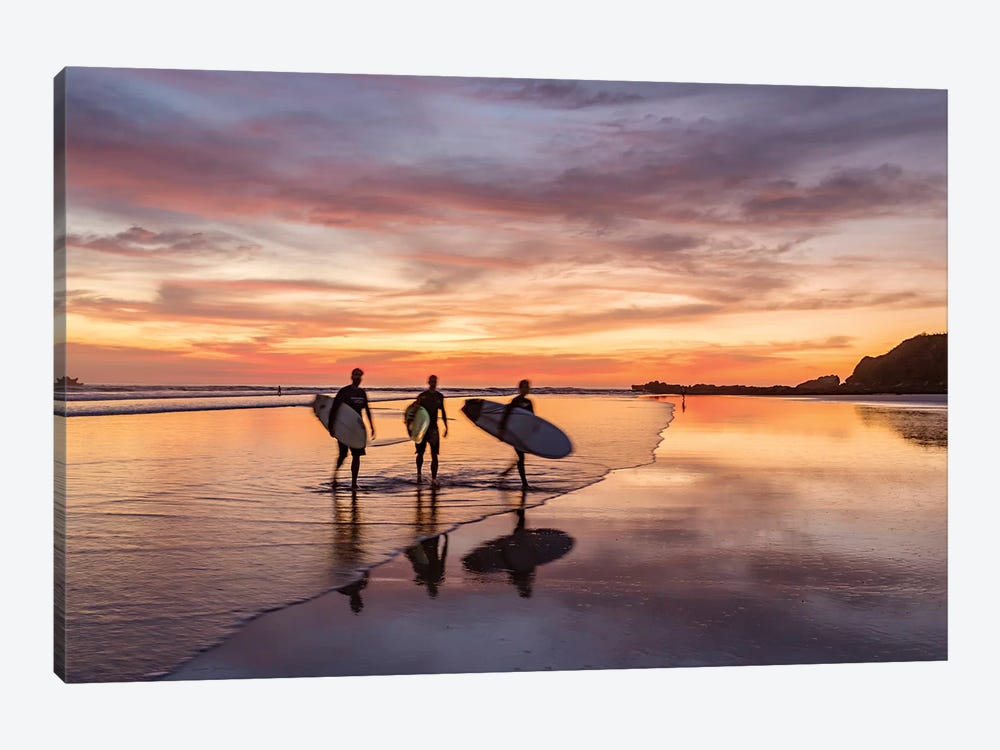 End Of The Surfing Day 1-piece Canvas Wall Art