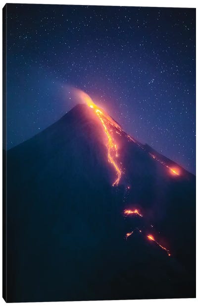 Volcanic Eruption II Canvas Art Print - Volcano Art