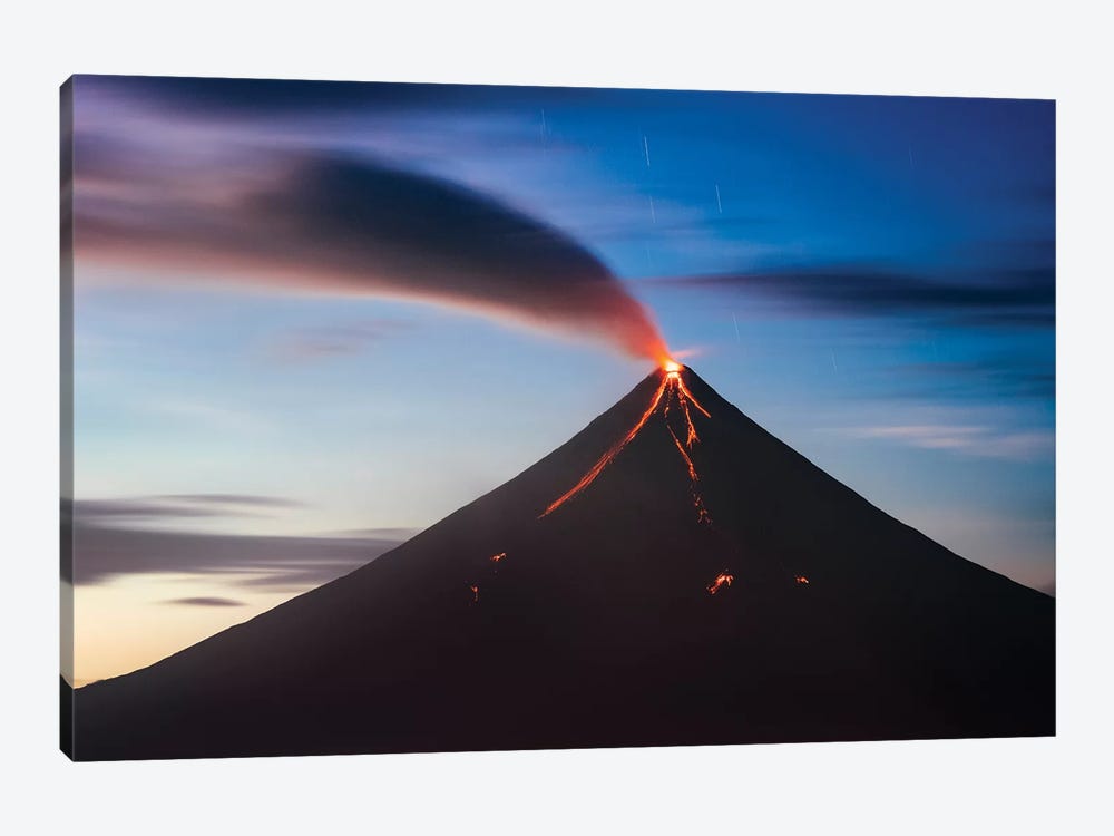 Volcano Eruption, Philippines by Matteo Colombo 1-piece Canvas Print