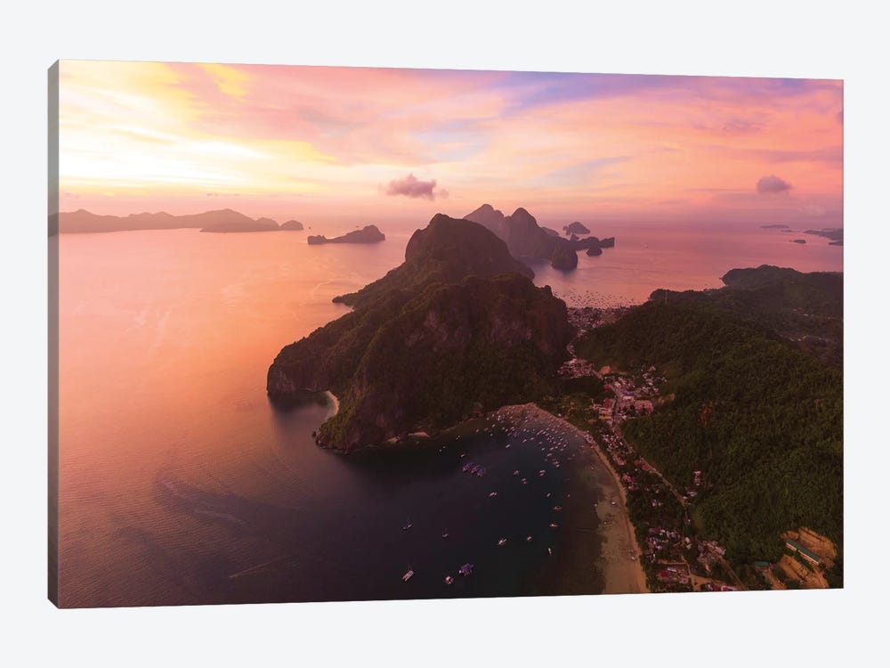 Sunset In El Nido, Philippines by Matteo Colombo 1-piece Canvas Art Print