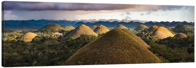 Chocolate Hills Sunset II Canvas Art Print - Philippines