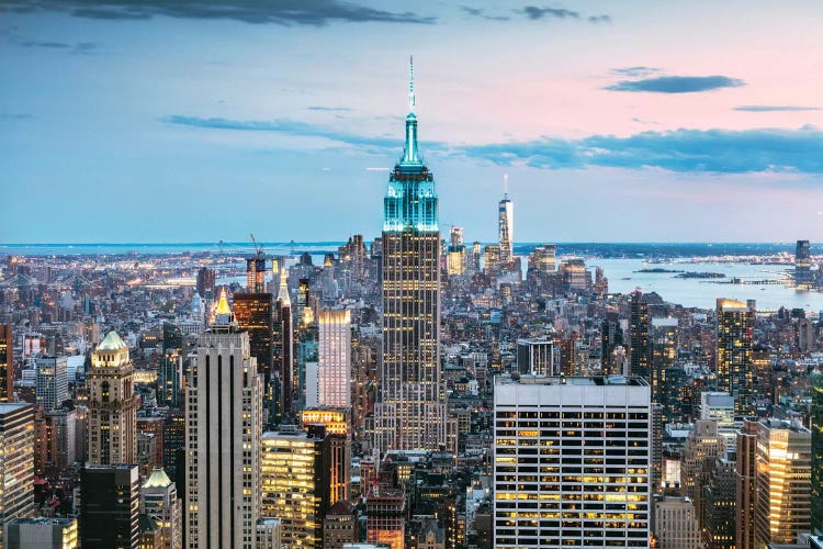 Skyline At Dusk I, Midtown, New York City, New York, USA