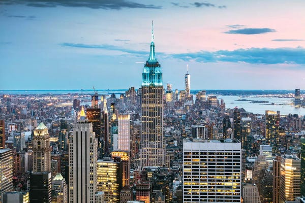 Matteo Colombo: Skyline At Dusk I, Midtown, New York City, New York, USA by Matteo Colombo