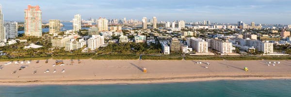 Miami Skylines: Miami Beach Panorama by Matteo Colombo