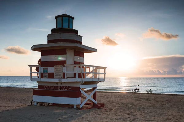 Miami: Sun Rising Over Miami by Matteo Colombo