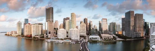 Matteo Colombo: Miami Downtown At Sunrise by Matteo Colombo