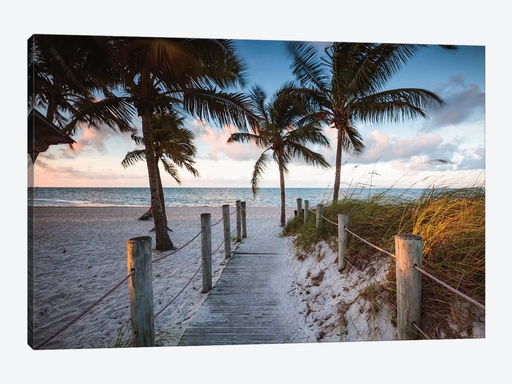 Beach Sunrise, Key West I by Matteo Colombo 1-piece Canvas Art Print
