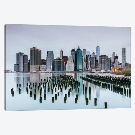 Skyline, Lower Manhattan, New York City, New York, USA Canvas Print #TEO82} by Matteo Colombo Canvas Artwork