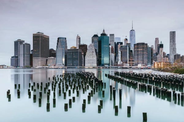 Manhattan: Skyline, Lower Manhattan, New York City, New York, USA by Matteo Colombo