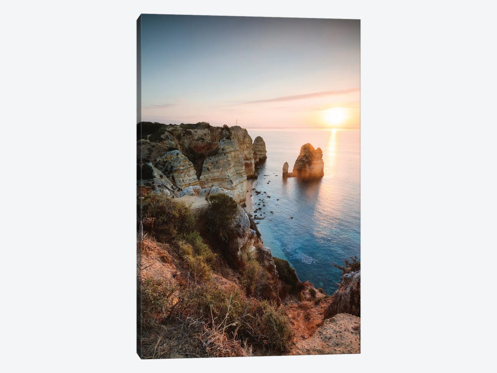 First Light In Algarve by Matteo Colombo 1-piece Canvas Art Print