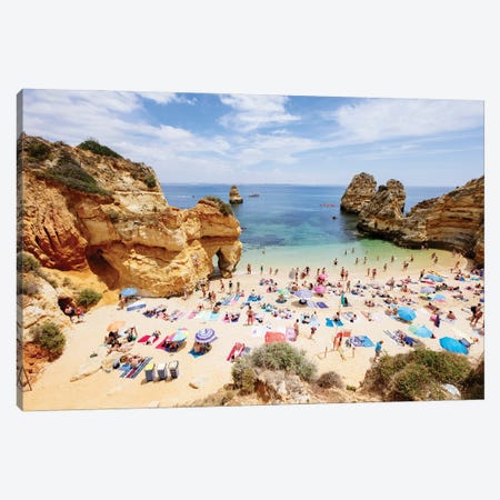 At The Beach, Portugal Canvas Print #TEO839} by Matteo Colombo Canvas Art Print