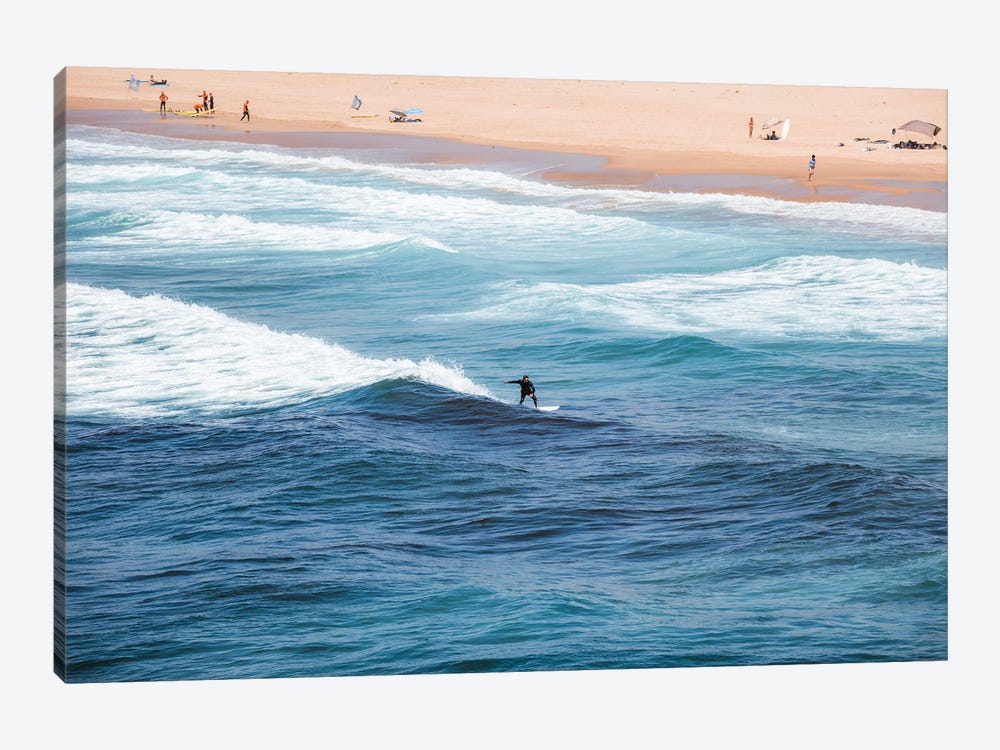 Surfing In The Atlantic by Matteo Colombo 1-piece Canvas Artwork