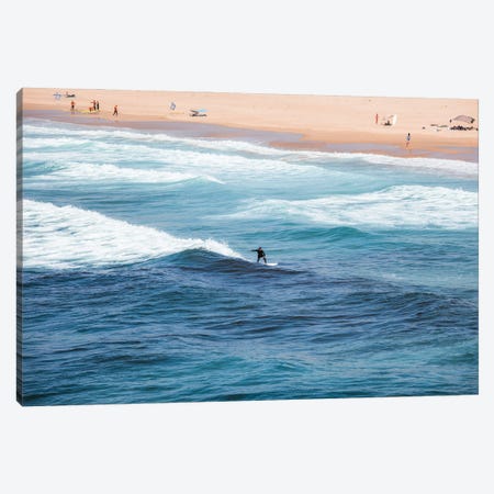 Surfing In The Atlantic Canvas Print #TEO841} by Matteo Colombo Canvas Art