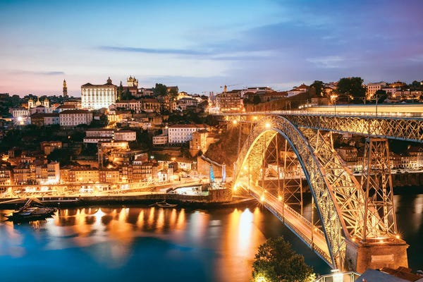 Porto: Night In Porto by Matteo Colombo