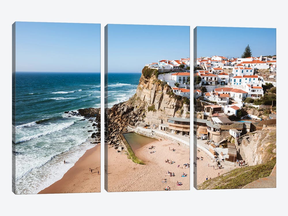 Fishing Village, Portugal by Matteo Colombo 3-piece Canvas Art