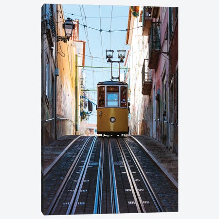 Tram In Lisbon I Canvas Print #TEO852} by Matteo Colombo Canvas Print