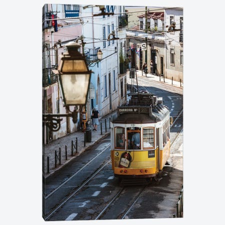Tram In Lisbon Ii Canvas Print #TEO854} by Matteo Colombo Canvas Art