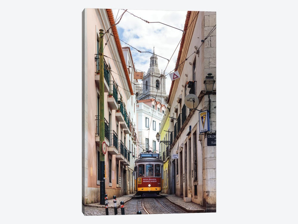 Tram In Lisbon Iii by Matteo Colombo 1-piece Canvas Print