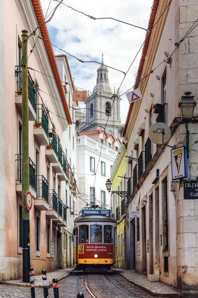 Lisbon: Tram In Lisbon Iii by Matteo Colombo
