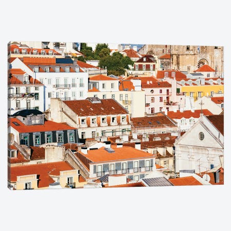 Houses, Portugal Canvas Print #TEO859} by Matteo Colombo Art Print