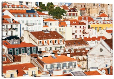 Houses, Portugal Canvas Art Print - Lisbon
