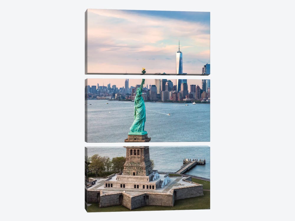 Statue Of Liberty, New York City, New York, USA by Matteo Colombo 3-piece Art Print