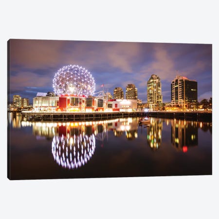 Night In Vancouver Canvas Print #TEO860} by Matteo Colombo Canvas Art