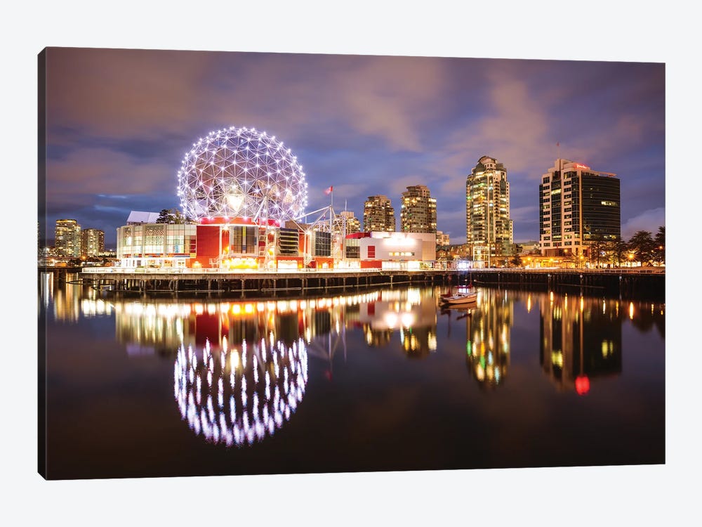 Night In Vancouver by Matteo Colombo 1-piece Canvas Art Print