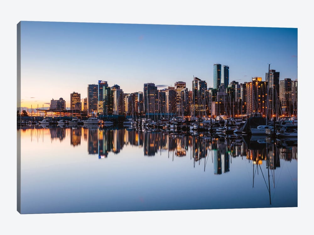 Vancouver Skyline by Matteo Colombo 1-piece Canvas Print