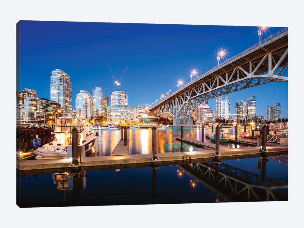 Vancouver Harbor by Matteo Colombo 1-piece Canvas Artwork