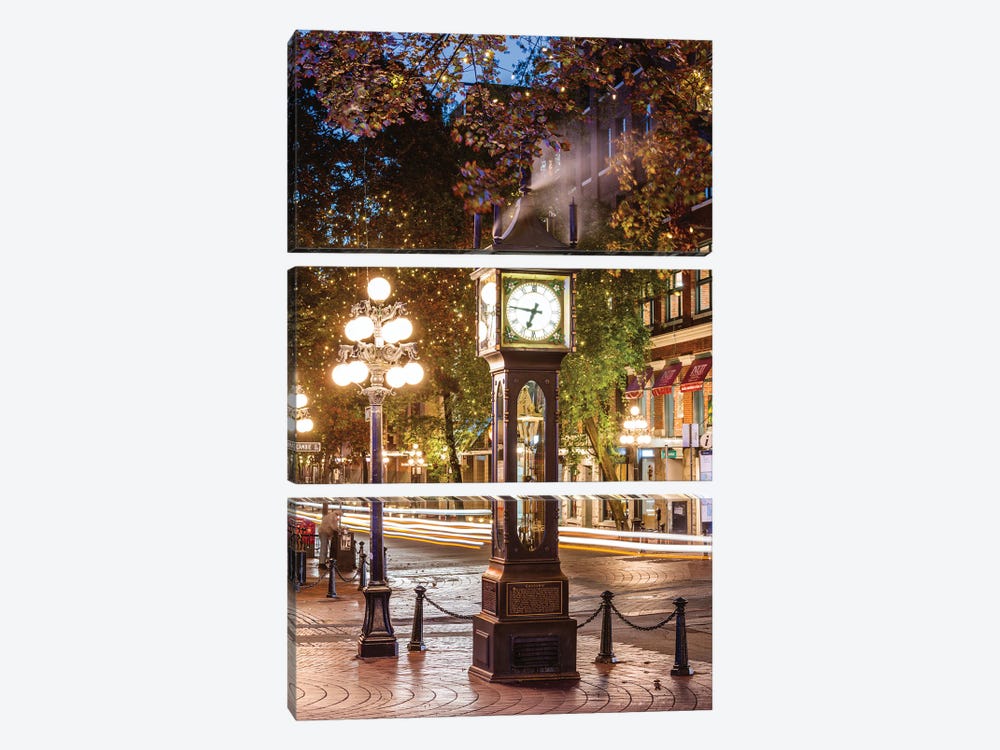 Gastown, Vancouver by Matteo Colombo 3-piece Canvas Print