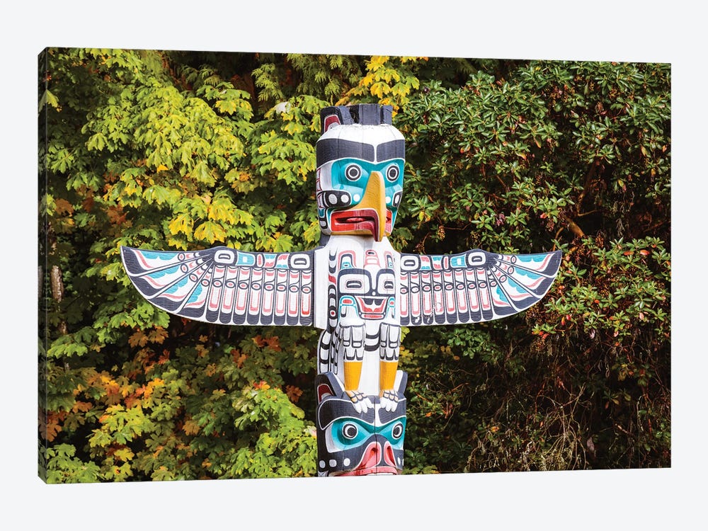 Totem Pole, Vancouver by Matteo Colombo 1-piece Canvas Artwork