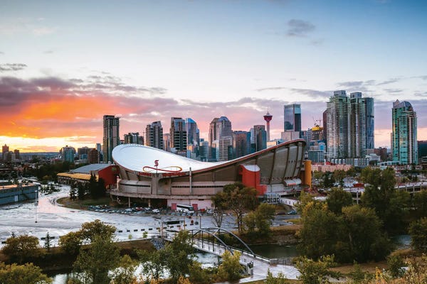 Alberta: Sunset In Calgary Ii by Matteo Colombo