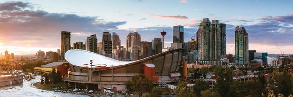 Canada: Sunset In Calgary I by Matteo Colombo